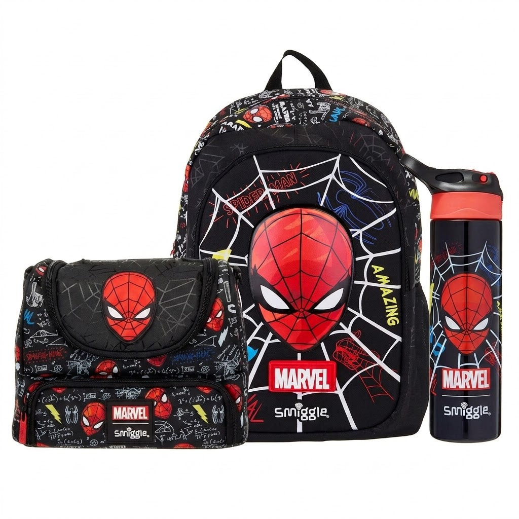 Spider-Man Web Hero 3-Piece School Set Bundle