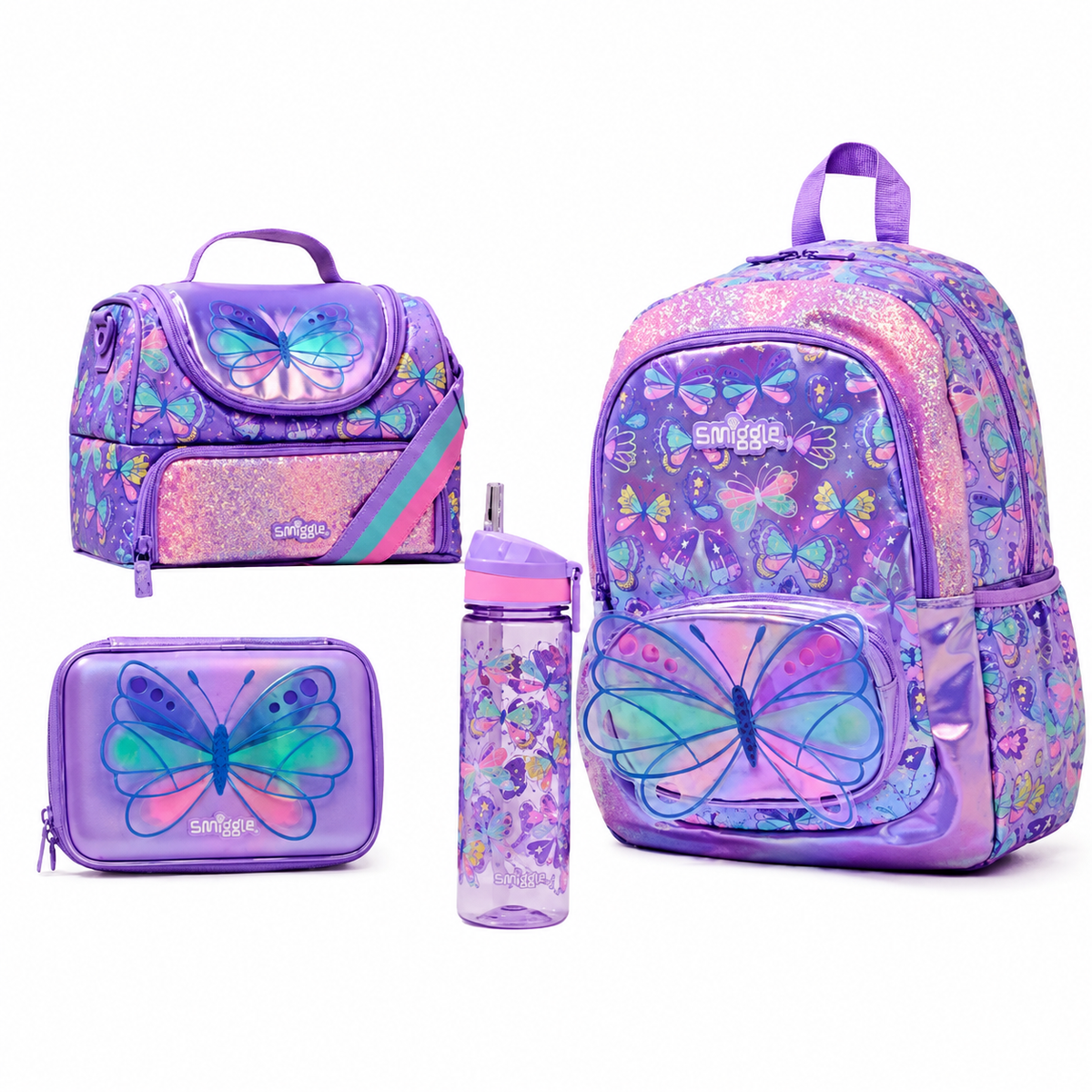 Butterfly Dreams 4-Piece School Set