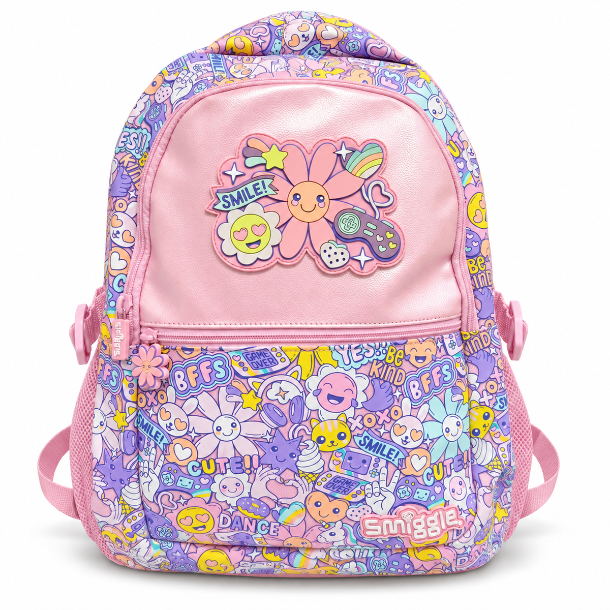 Smiggle Pink All Stars Classic Attach Backpack