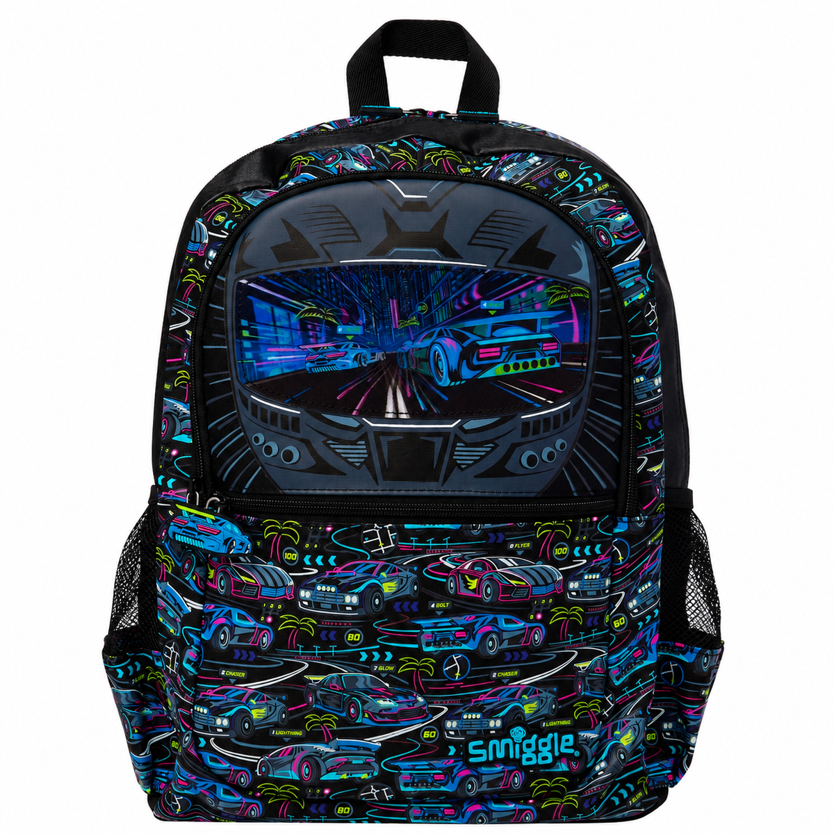 Smiggle Bright Eyes Classic Attach Backpack – Black