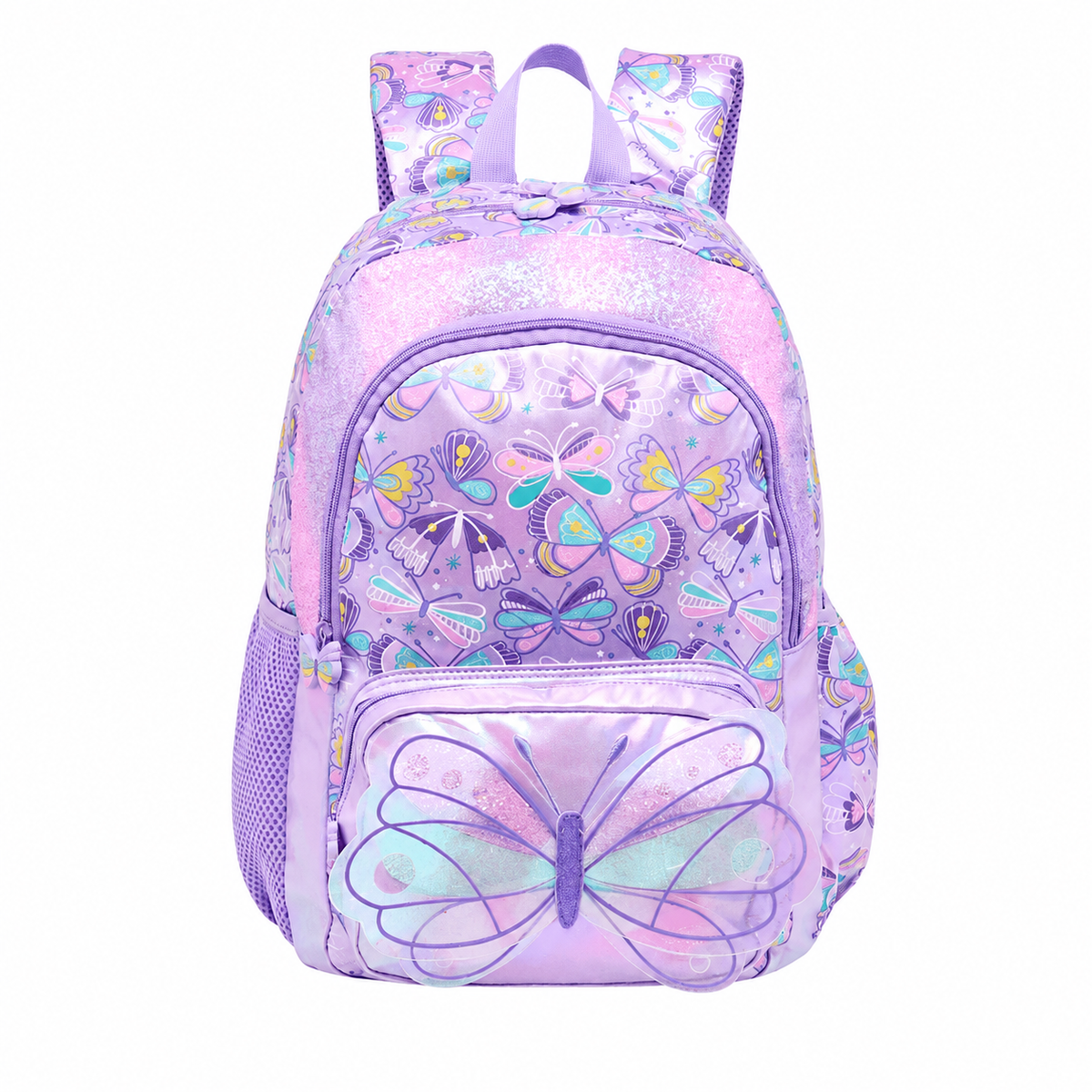 Butterfly Dreams Glitter School Backpack