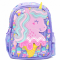 Smiggle Happy Tales Junior Character Backpack – Purple Unicorn Ice Cream