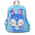 Smiggle Movin’ Bunny Junior Character Backpack – Blue