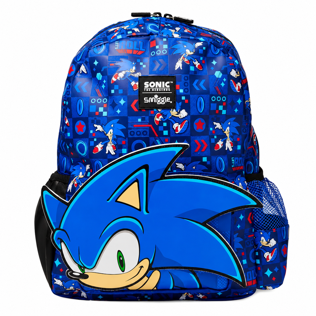Smiggle Sonic The Hedgehog Junior Backpack