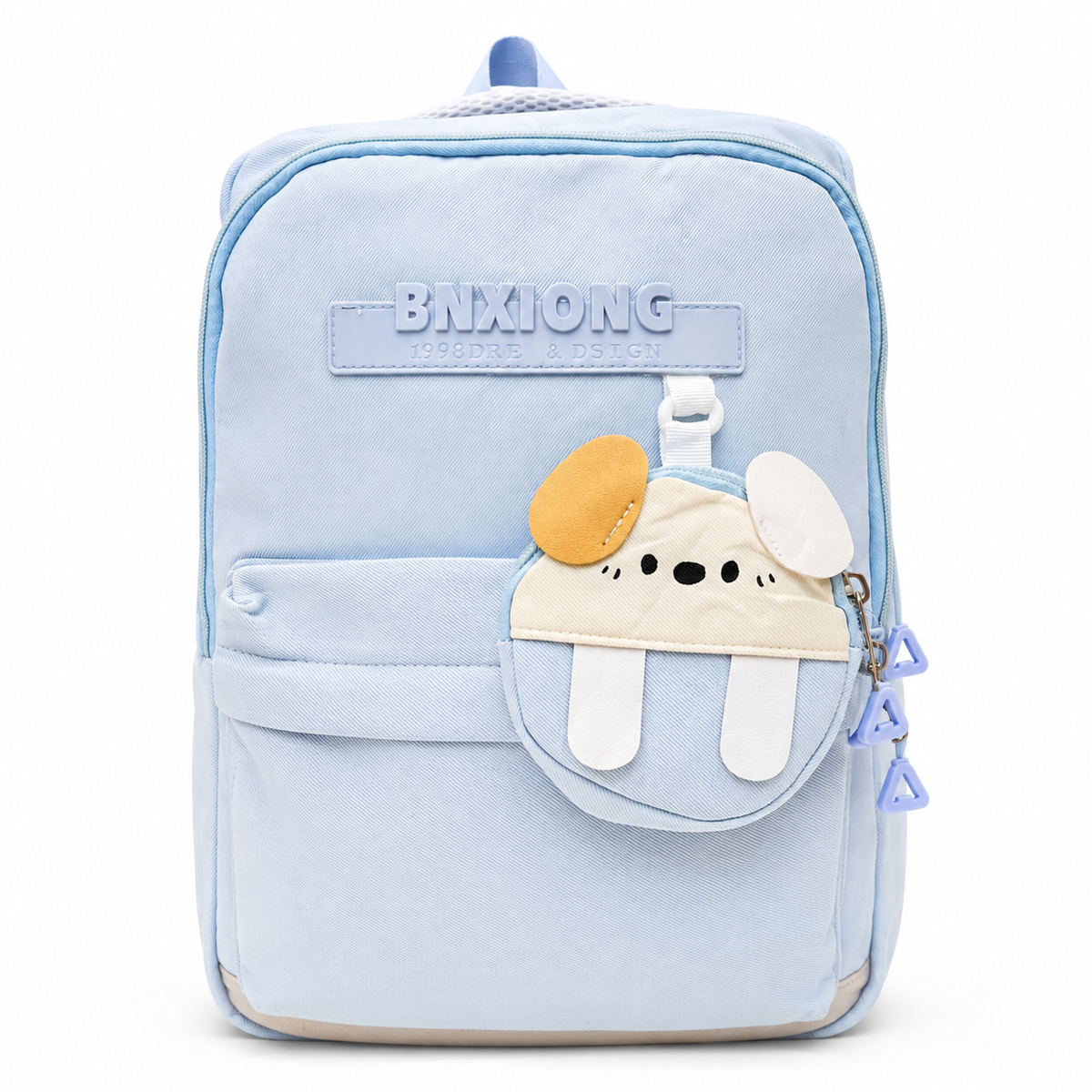 BNXIONG Cute Puppy Water-Resistant 16-Inch School Backpack
