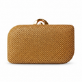 Luxury Crystal-Studded Geometric Evening Clutch