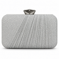 Sparkling Geometric Clasp Evening Clutch Bag