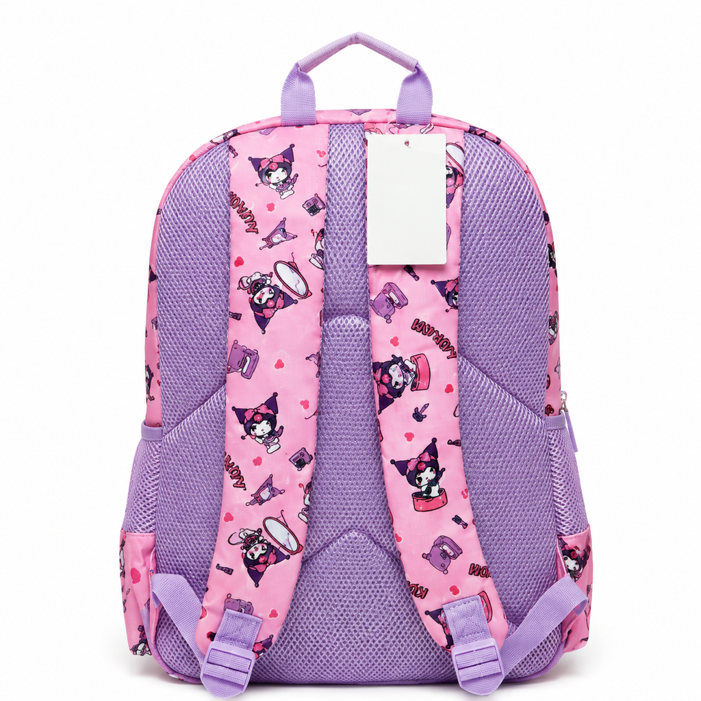 Kuromi Beauty Multi-Compartment School Backpack