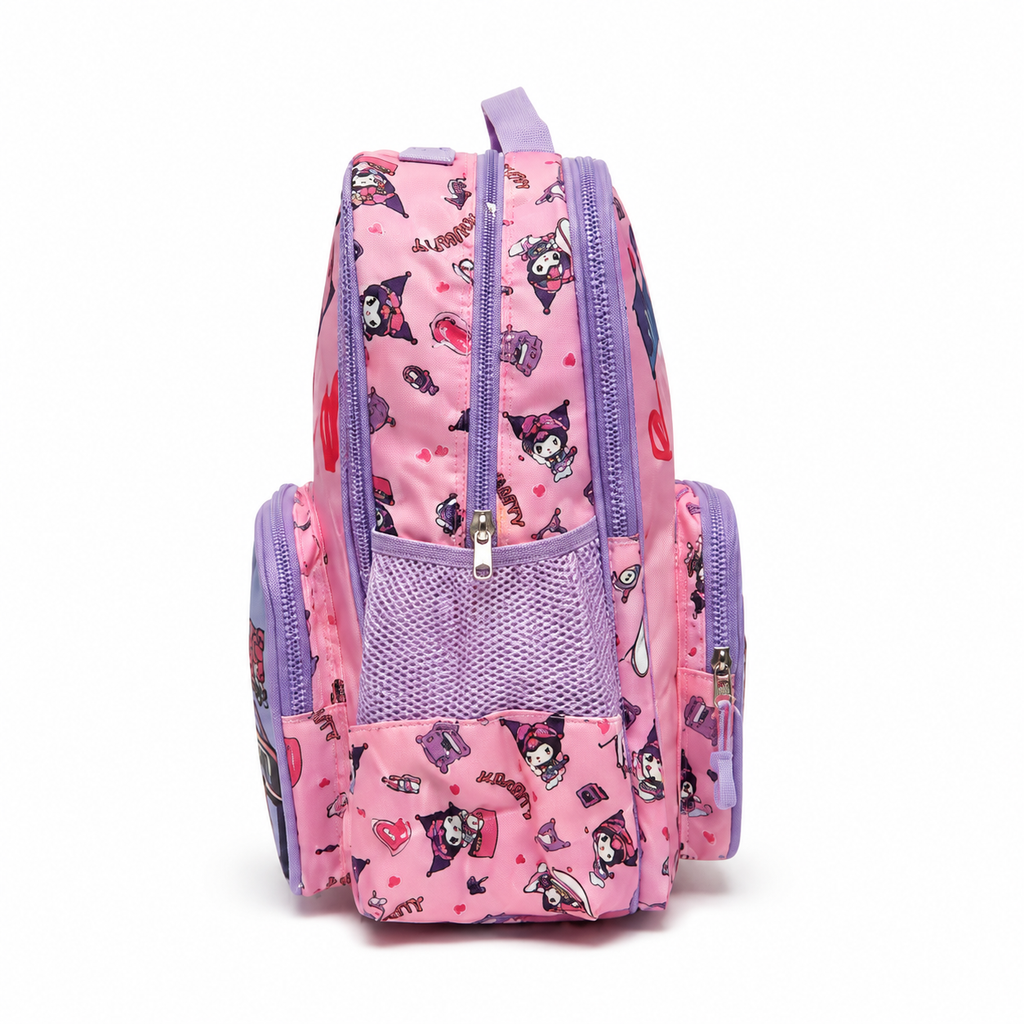 Kuromi Beauty Multi-Compartment School Backpack