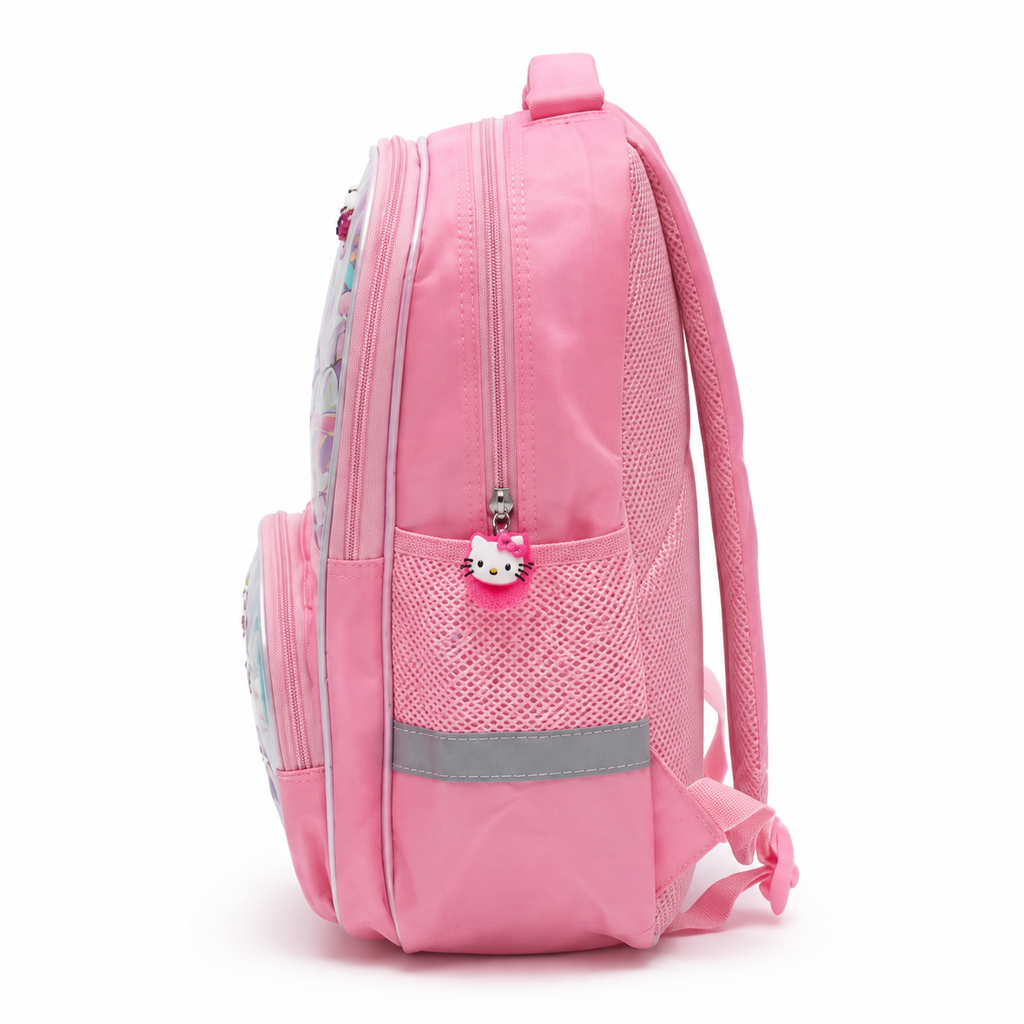 Pink Unicorn Friends School Backpack