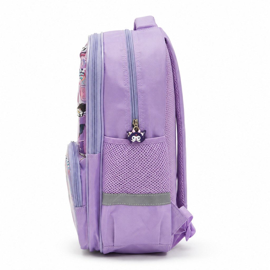 Kuromi Lavender School Backpack