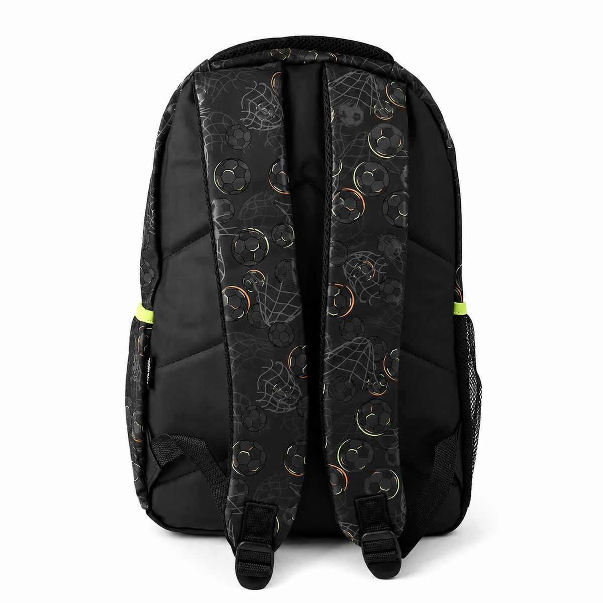 Smiggle Black Neon Football Backpack