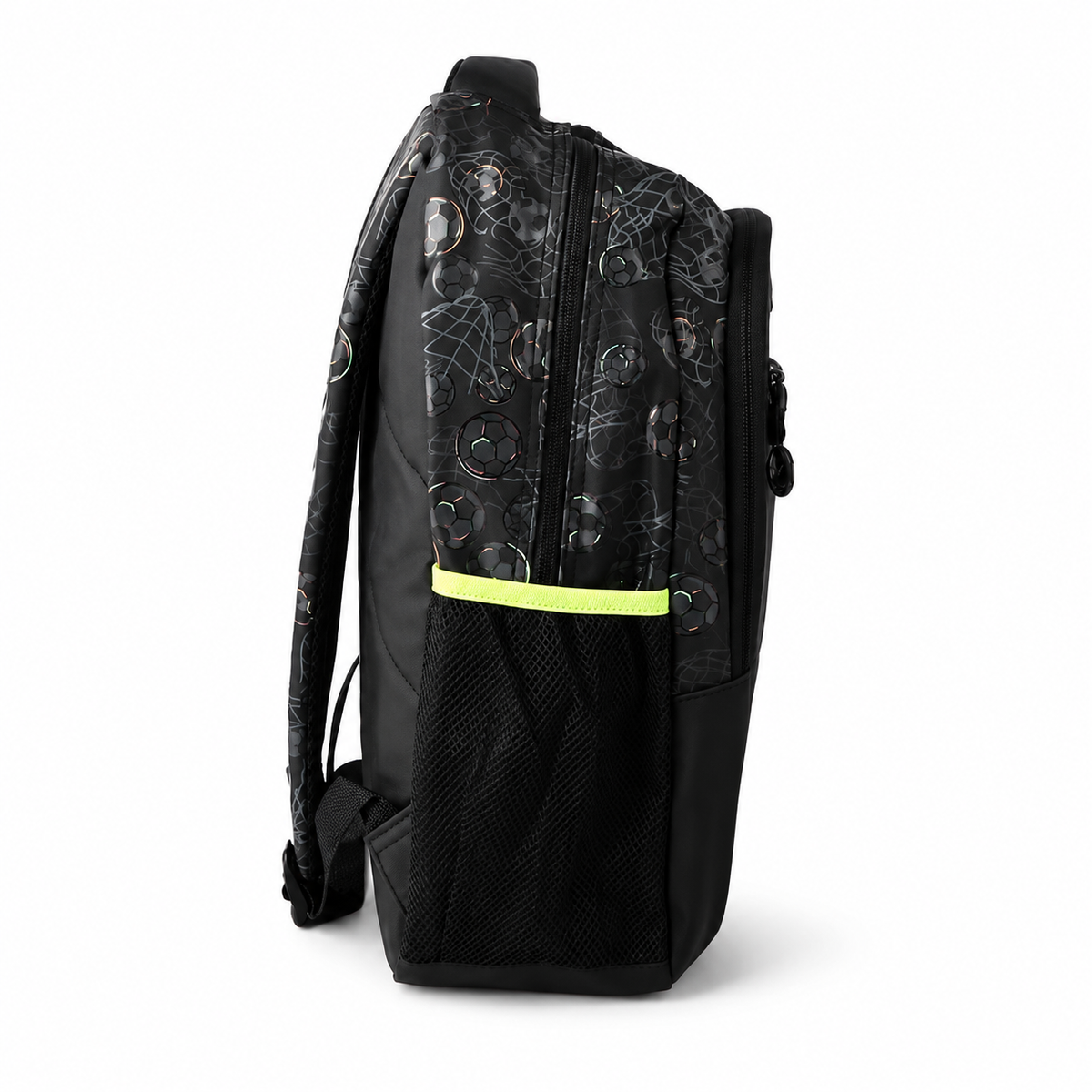 Smiggle Black Neon Football Backpack