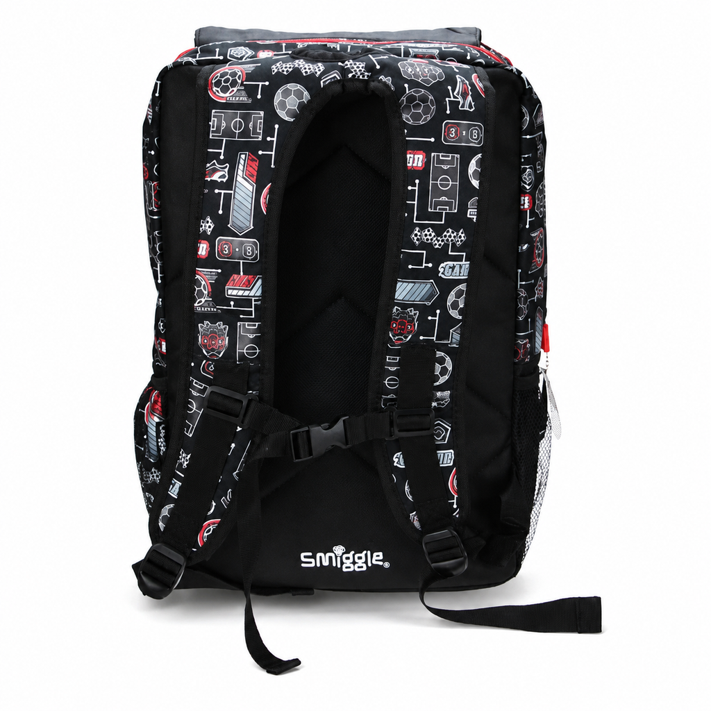 Smiggle sporty black backpack