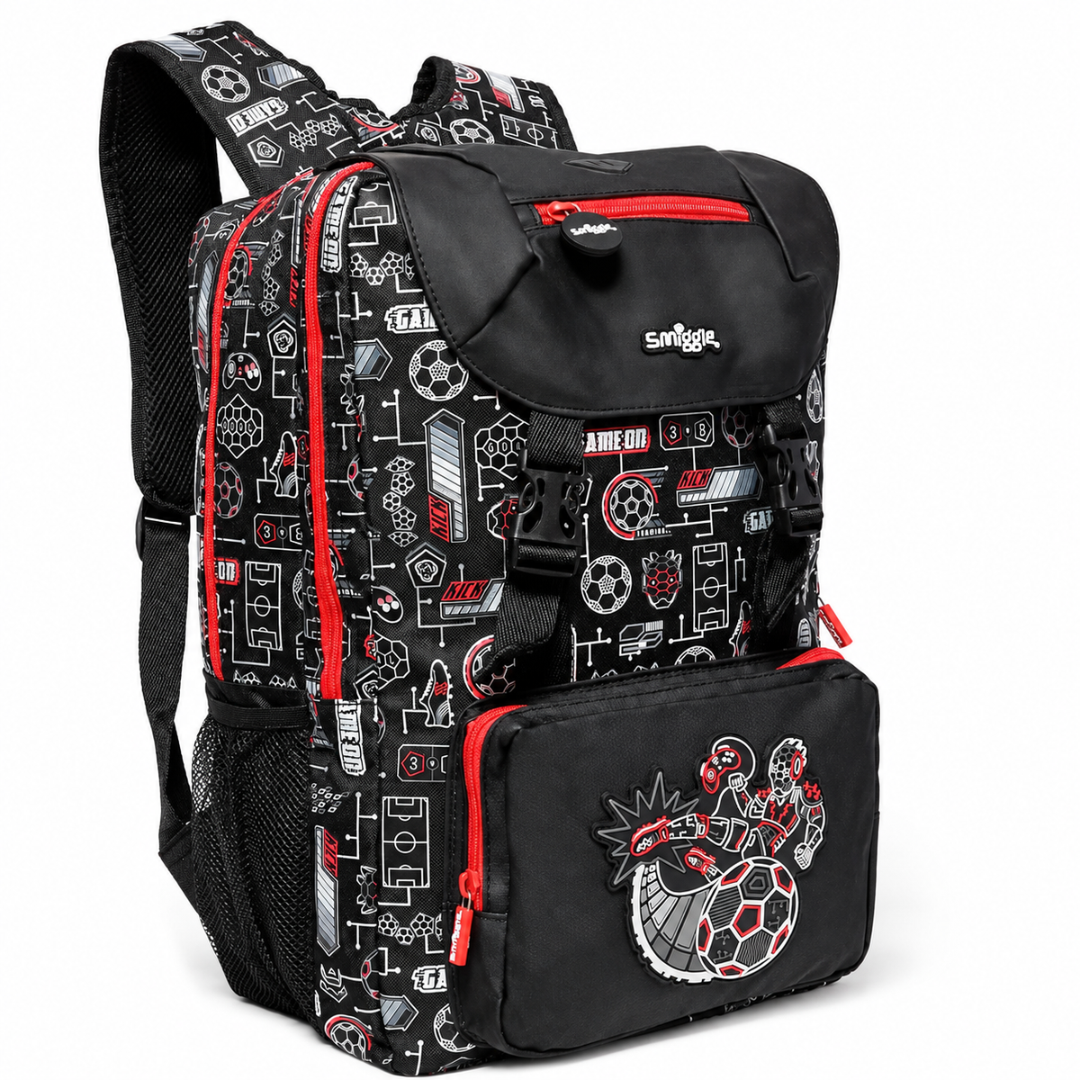 Smiggle sporty black backpack