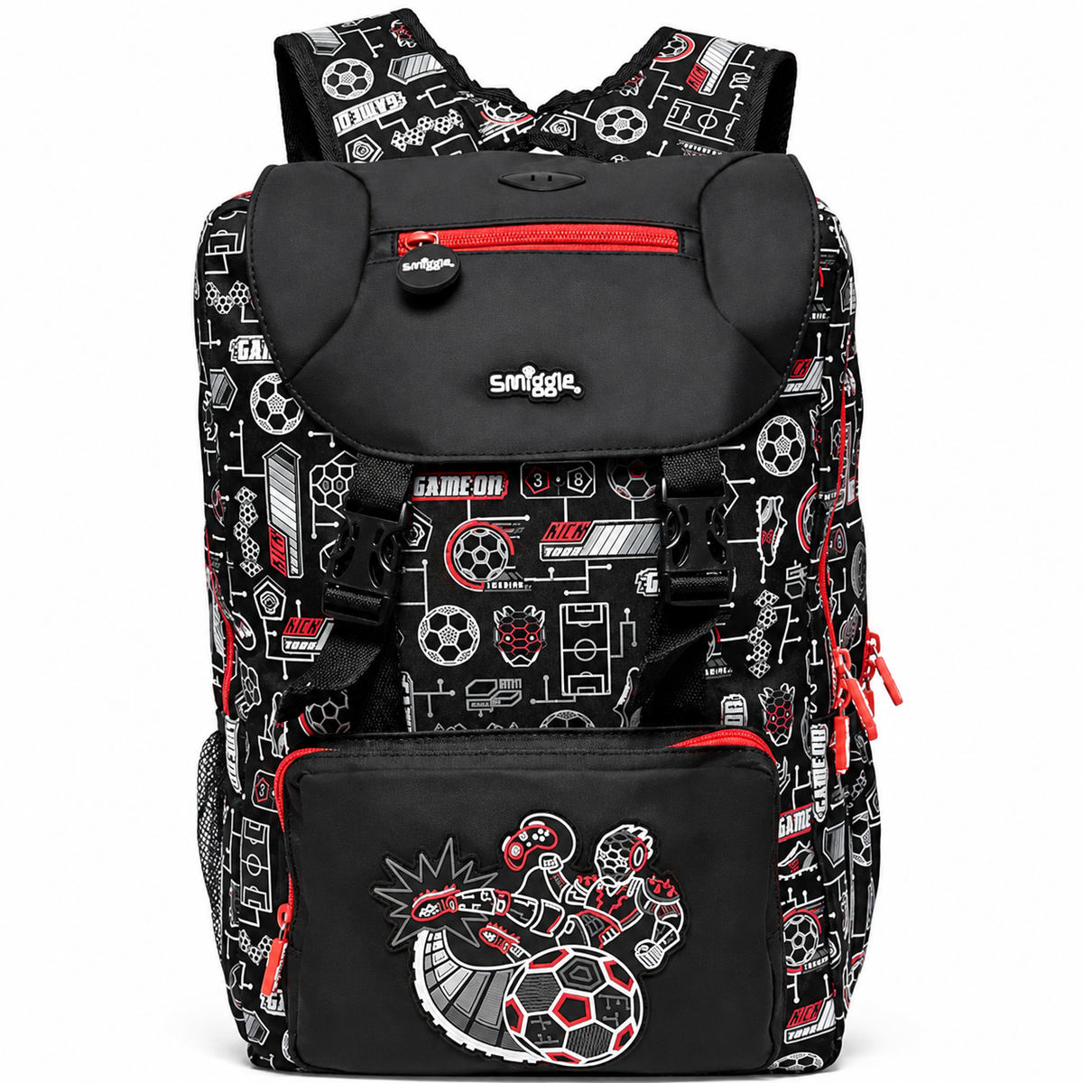 Smiggle sporty black backpack