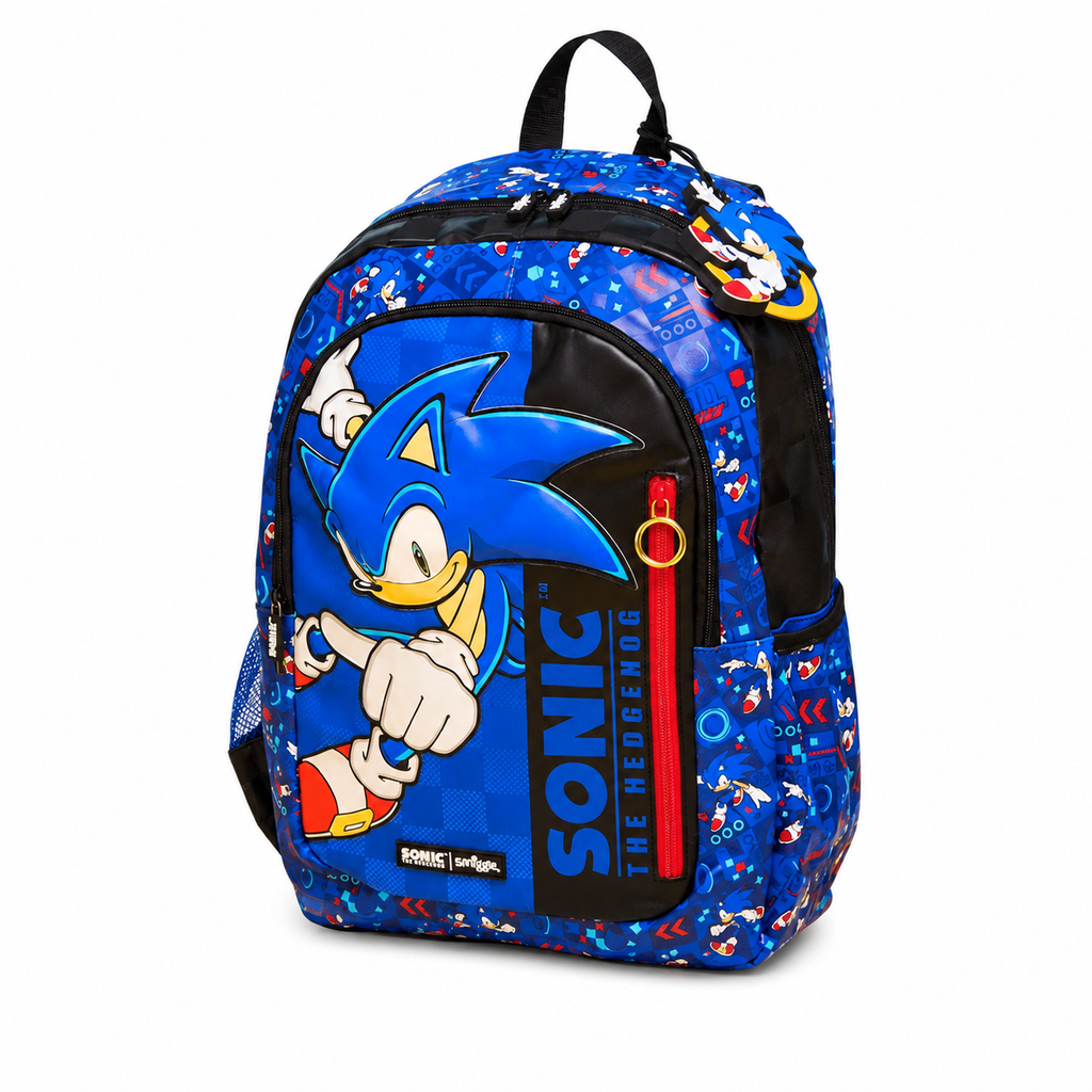 Smiggle Sonic The Hedgehog Classic Backpack – Cobalt Blue