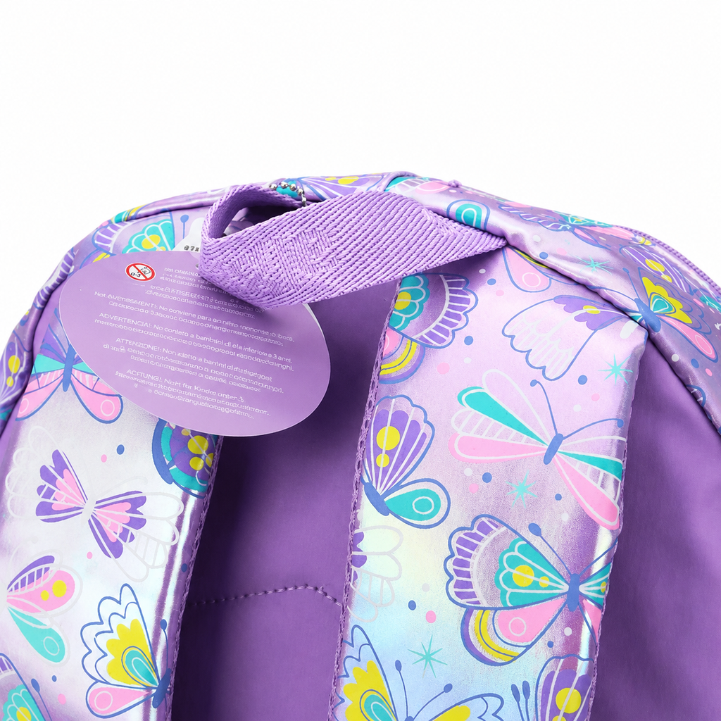 Butterfly Dreams Glitter School Backpack