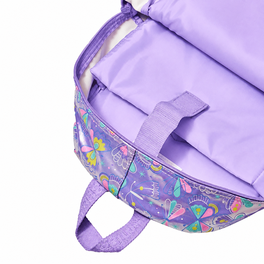 Butterfly Dreams Glitter School Backpack