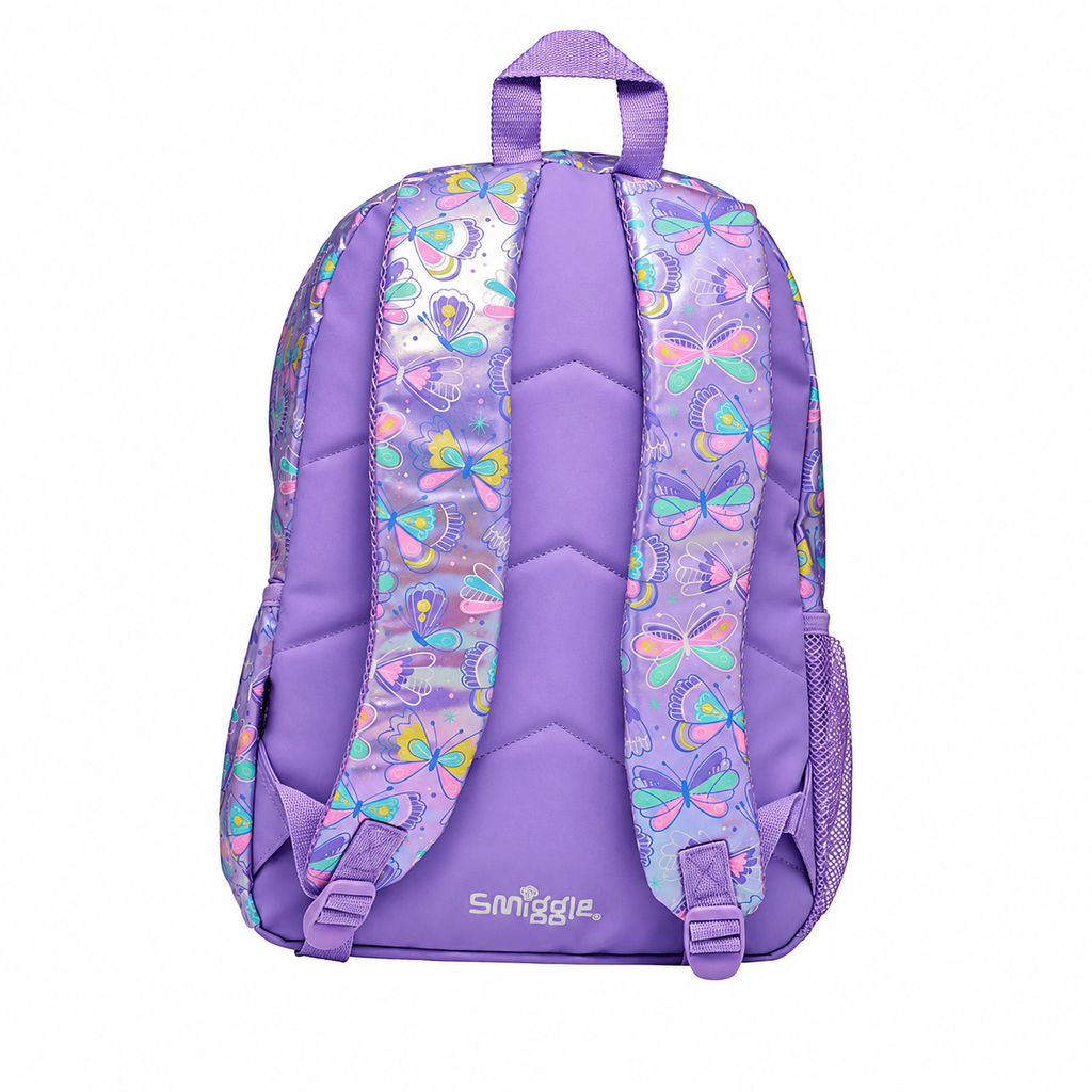 Butterfly Dreams Glitter School Backpack