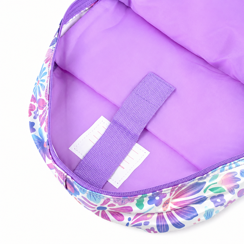 Smiggle Purple Bloom Classic Backpack