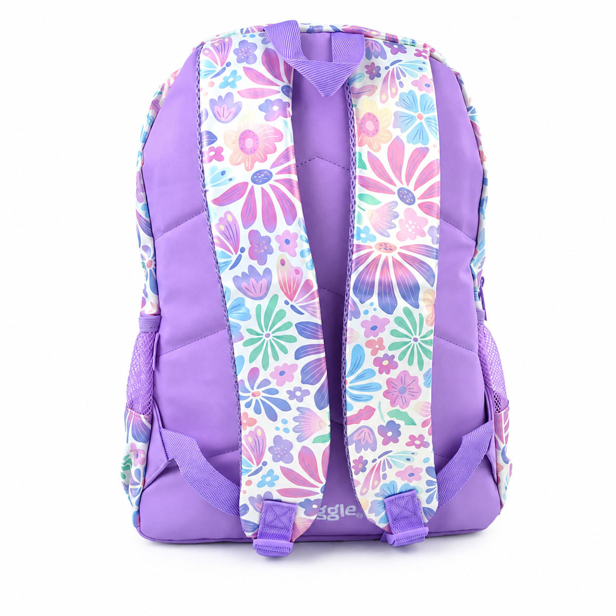 Smiggle Purple Bloom Classic Backpack