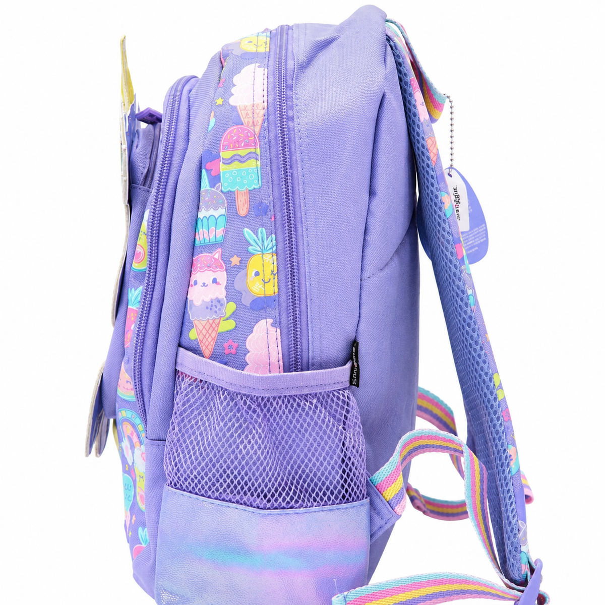 Smiggle Happy Tales Junior Character Backpack – Purple Unicorn Ice Cream