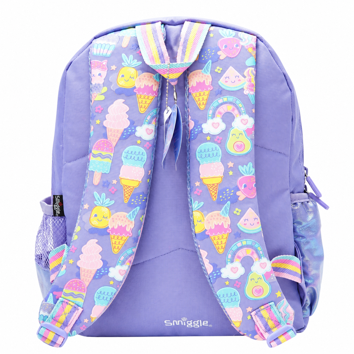 Smiggle Happy Tales Junior Character Backpack – Purple Unicorn Ice Cream