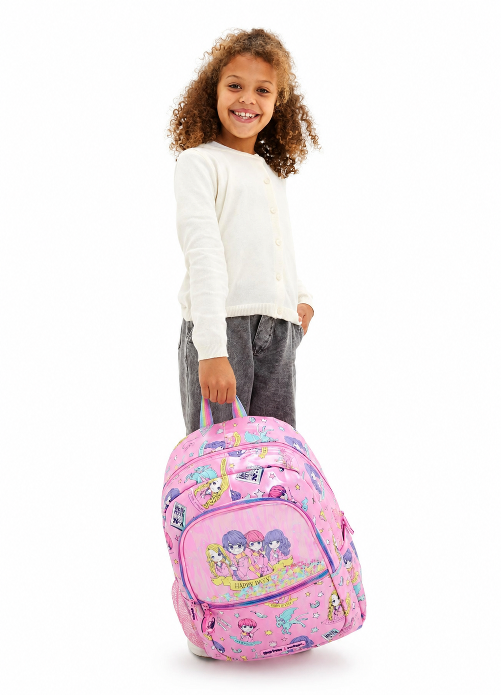 Smiggle x Harry Potter Harry & Friends Classic Backpack – Pink