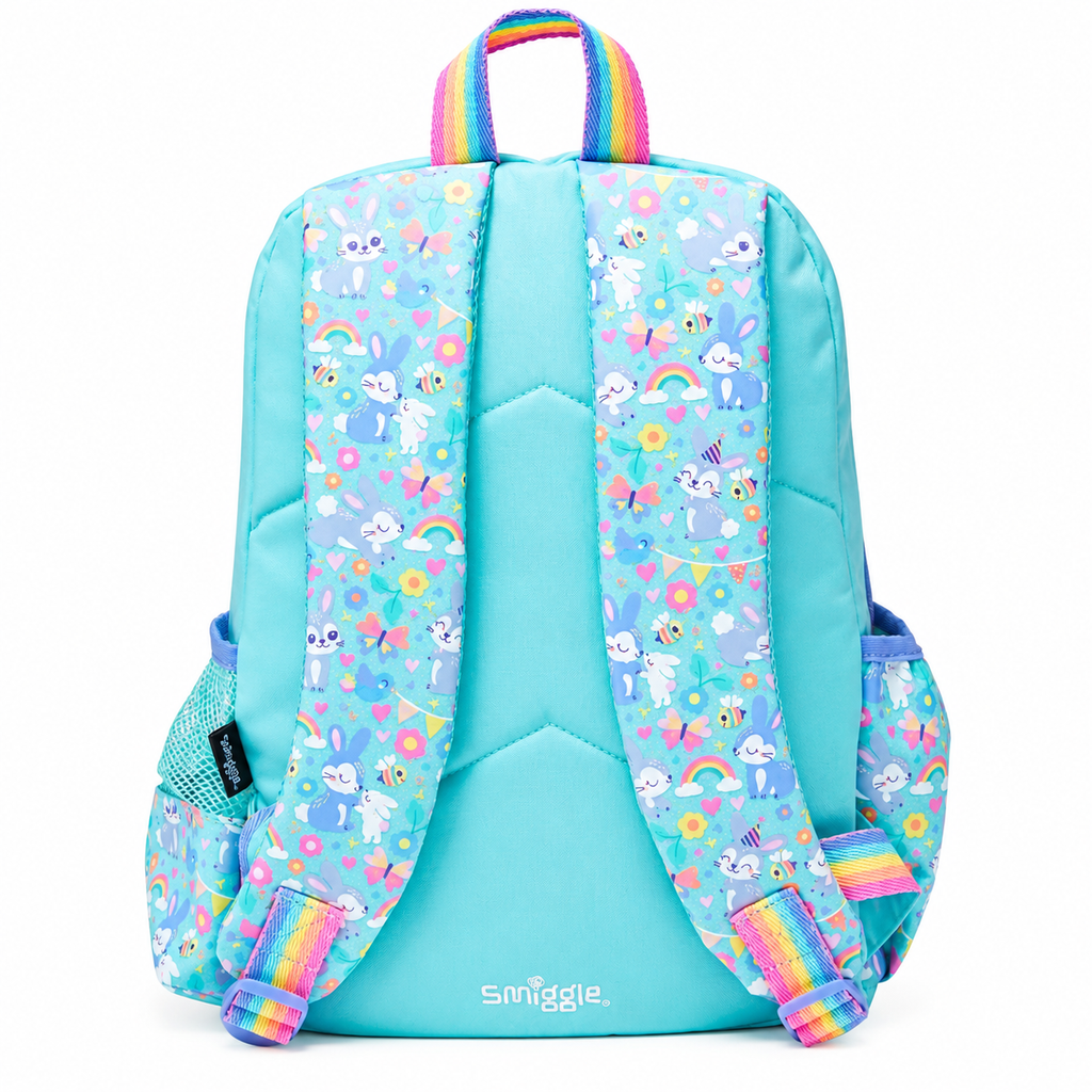 Smiggle Movin’ Bunny Junior Character Backpack – Blue