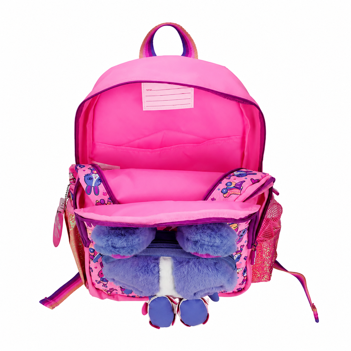 Smiggle Playtime Junior Character Backpack – Pink Bunny