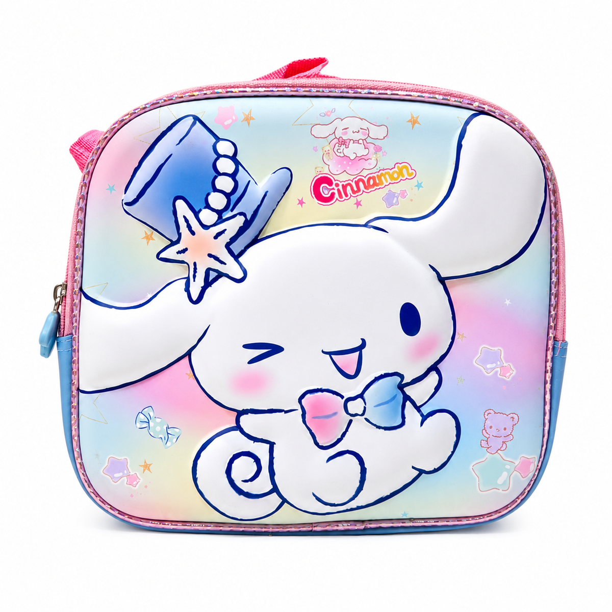 HD Cinnamoroll 16-Inch Trolley-Ready 3-Piece School Backpack Set