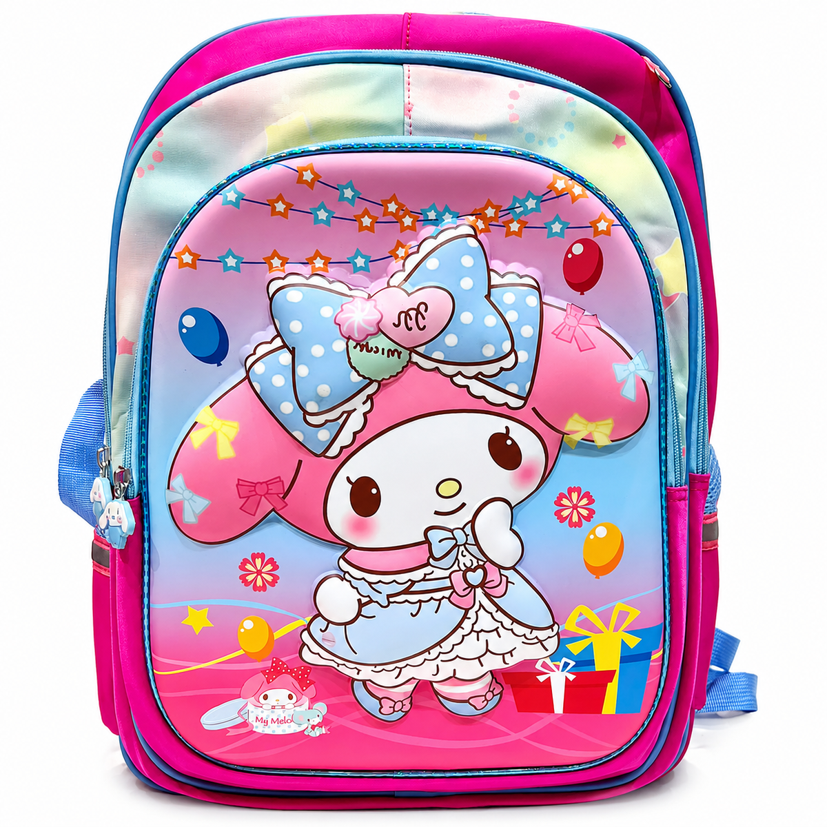 HD My Melody 16-Inch Trolley-Ready 3-Piece School Backpack Set