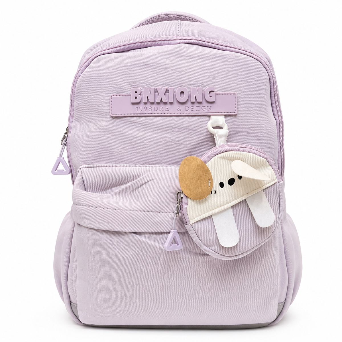 BNXIONG Cute Puppy Water-Resistant 16-Inch School Backpack