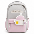 Modern Multi-Compartment Backpack with Mini House Pouch