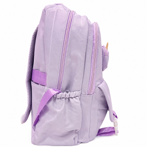 17-Inch Cat Character Multi-Compartment Backpack