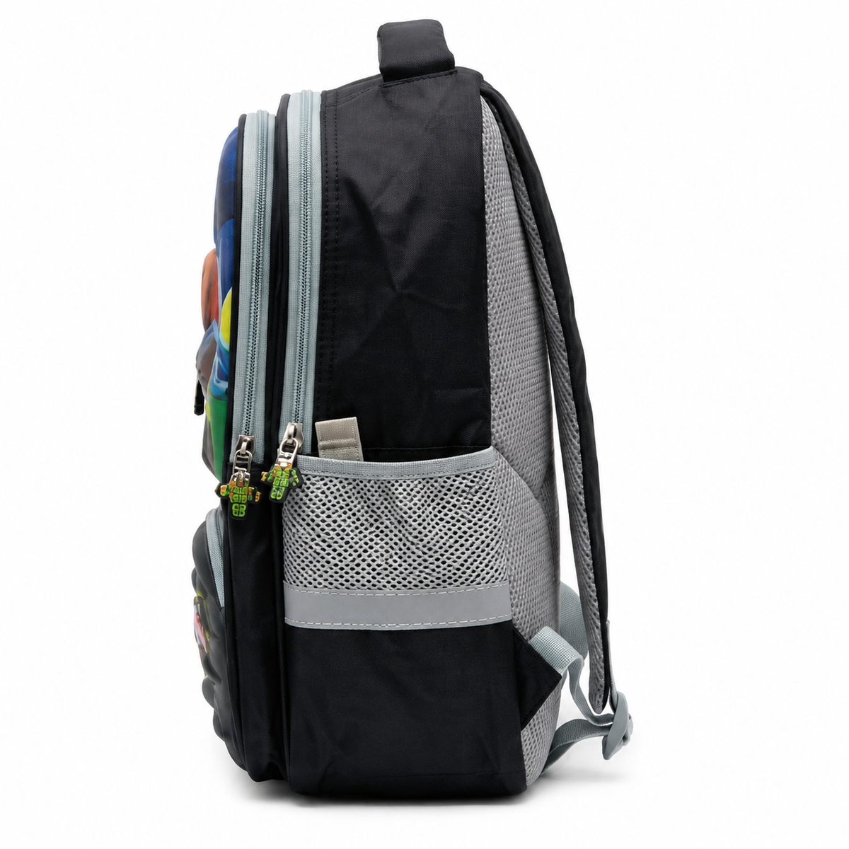 16.5-Inch Gaming Character Multi-Compartment School Backpack