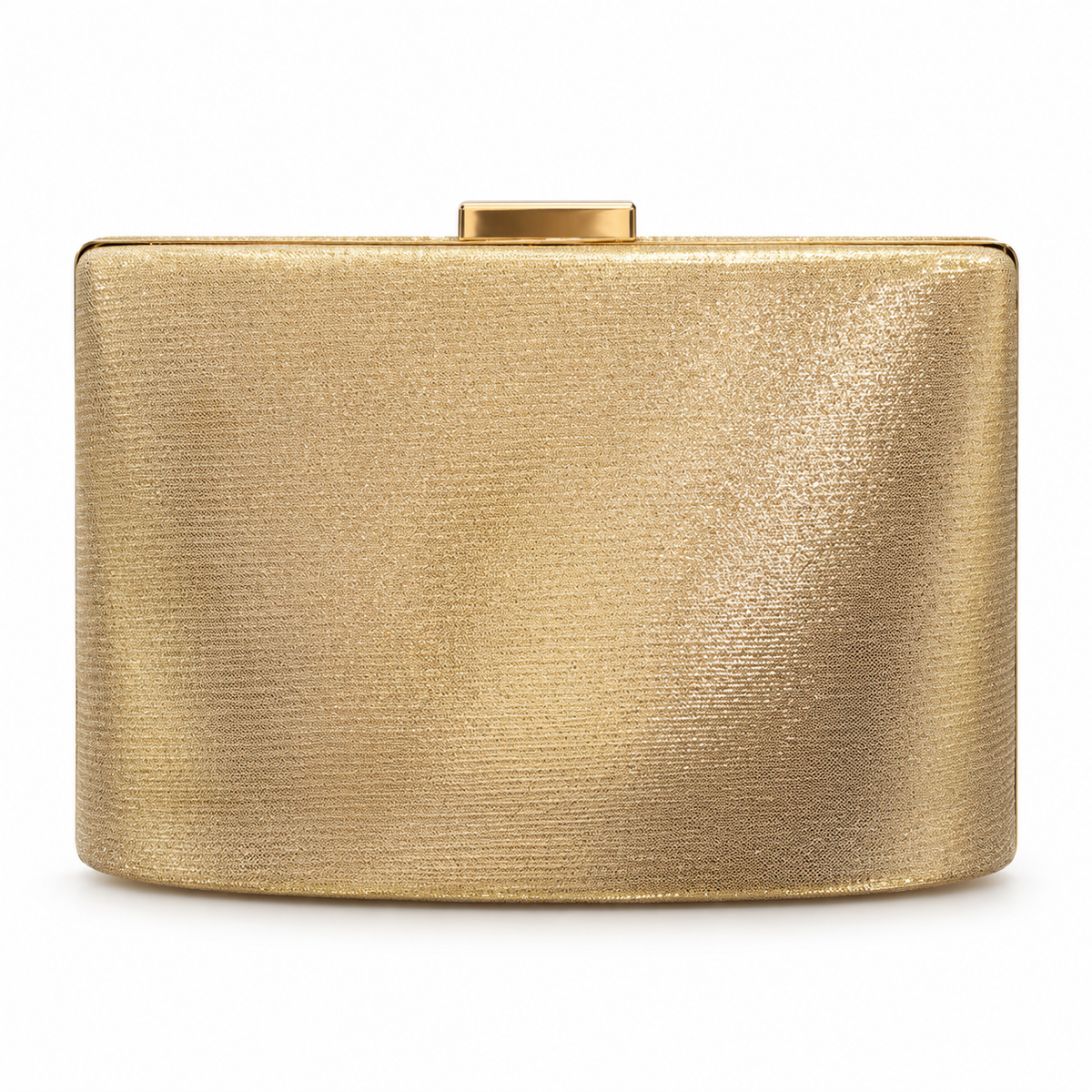 Gold Crystal Embellished Evening Clutch Bag