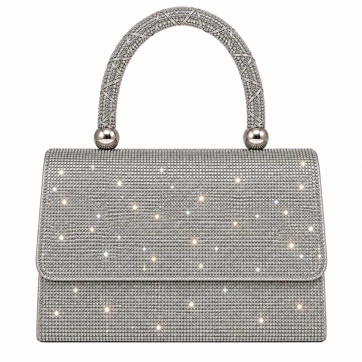 Luxury Crystal Top Handle Evening Bag