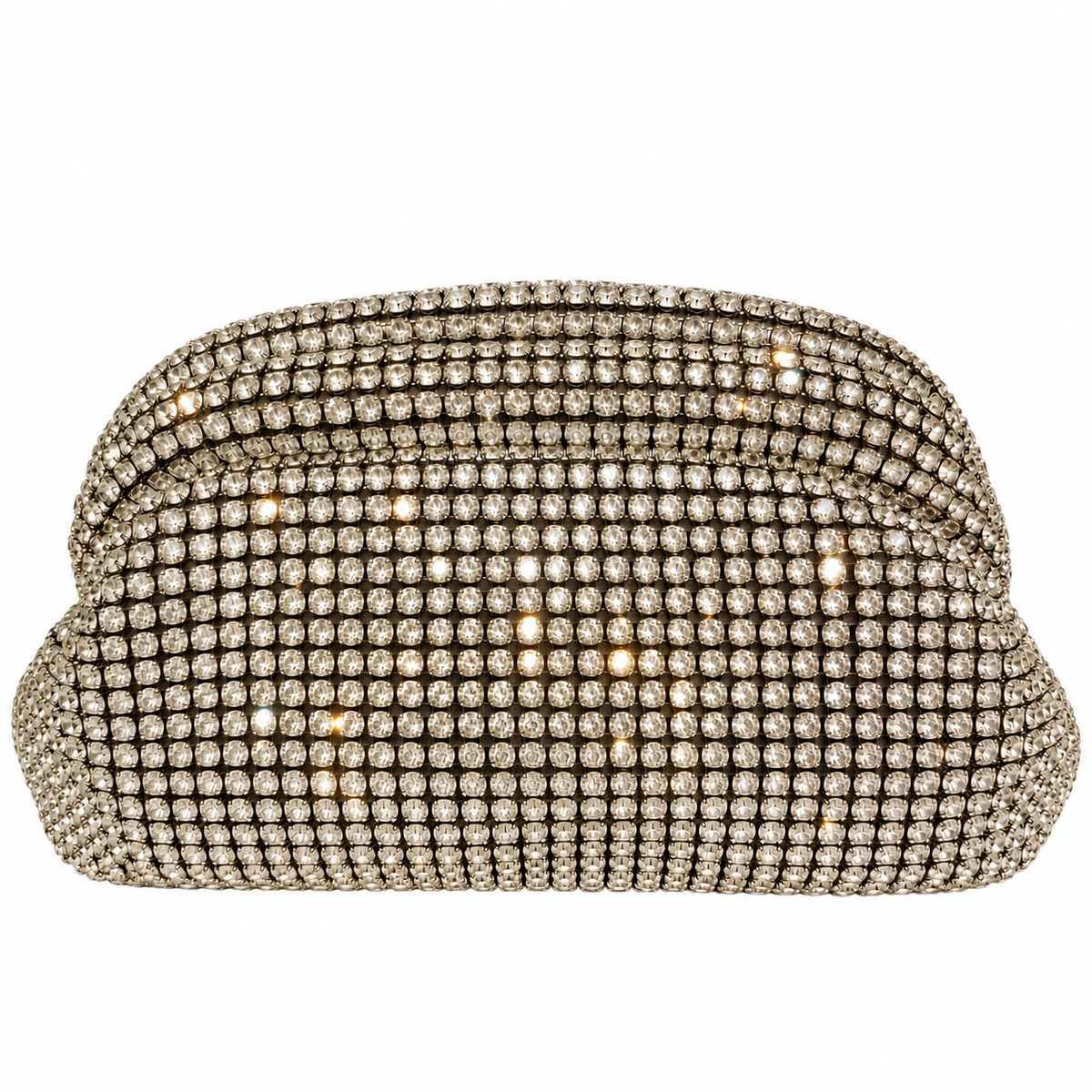 Luxury Crystal-Embellished Evening Clutch Bag