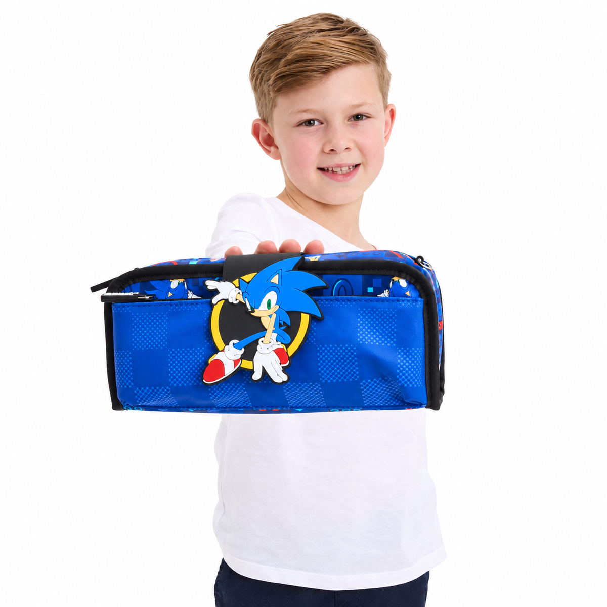 Smiggle Sonic The Hedgehog Utility Pencil Case