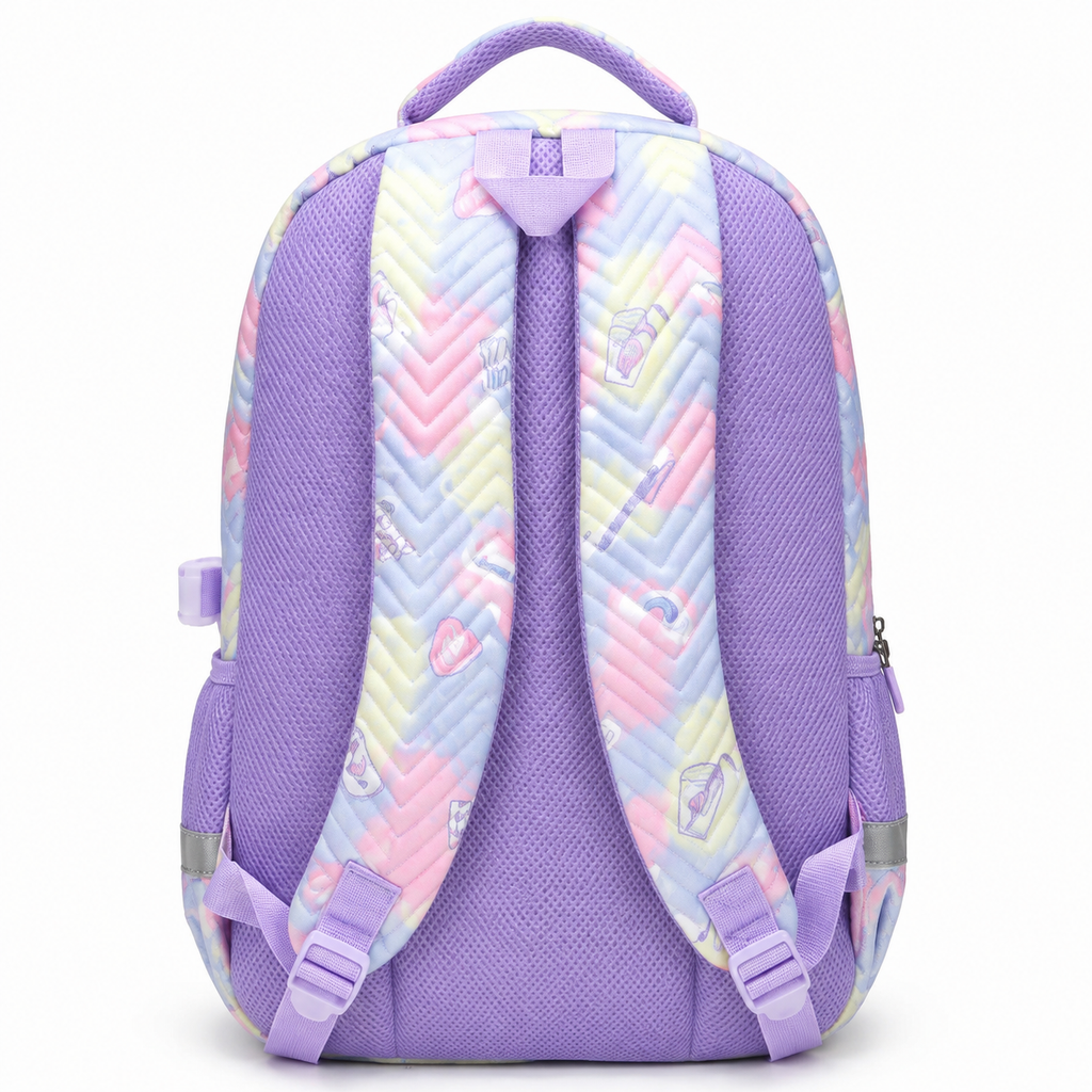 Pastel Cupcake Sparkle School Backpack