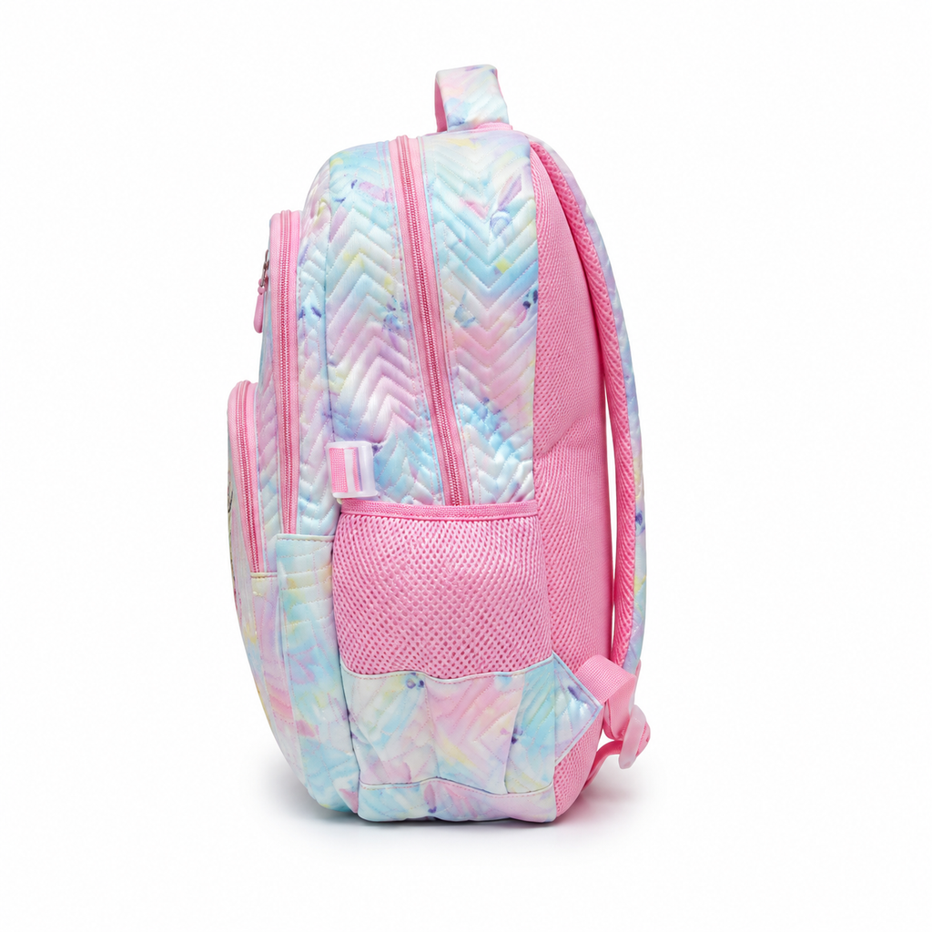 Pastel Butterfly Sparkle School Backpack