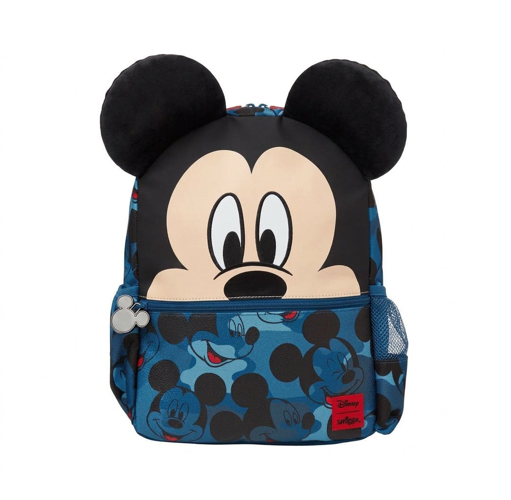 Smiggle Disney Mickey Mouse Print Hooded Backpack
