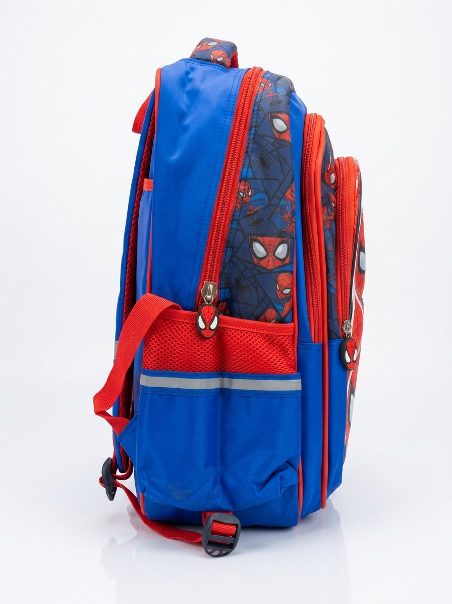 HD Spider-Man Blue 3-Piece School Set – 18-Inch Trolley-Ready Backpack, Thermal Lunch Bag & Pencil Case