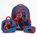 HD Spider-Man Blue 3-Piece School Set – 18-Inch Trolley-Ready Backpack, Thermal Lunch Bag & Pencil Case