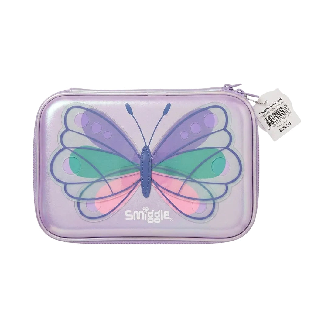 Smiggle Butterfly-themed backpack set.