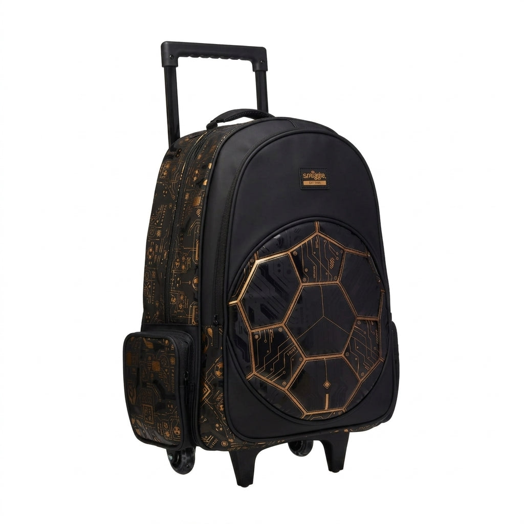 Smiggle Black Gold Football 3-Piece Ultimate School Bundle