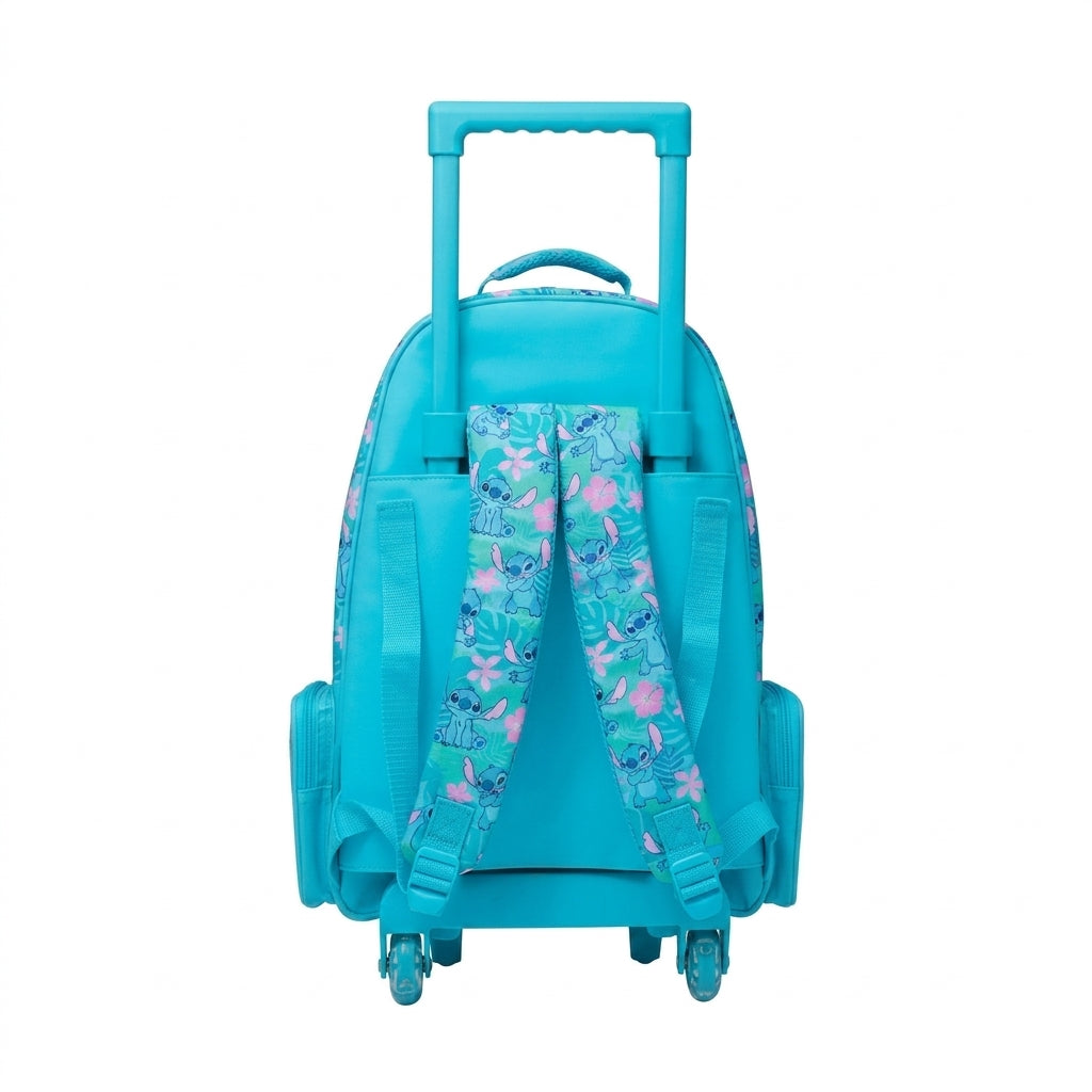 Smiggle Disney Stitch Trolley Backpack & Utility Pencil Case Set