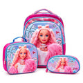 HD Barbie 16-Inch Trolley-Ready 3-Piece School Set